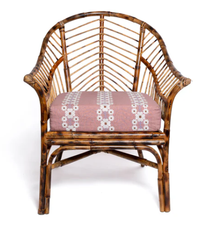 Sharland piolo bambus stol gammelrosa