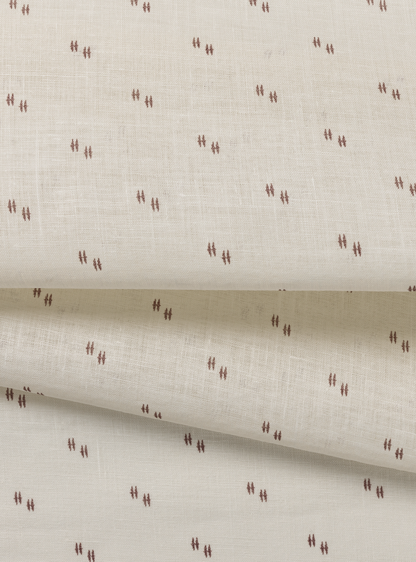Helene Blanche Tekstil, Painted Thread, Burgundy