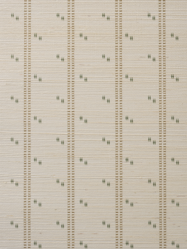 Helene Blanche Tapet, Cross Stitch, Green-Ochre