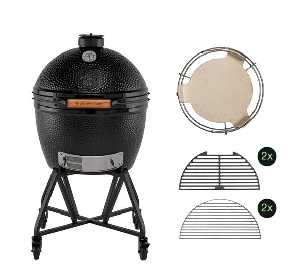 Big Green Egg Kamado Kullgrill – XLarge Mastersett, sort