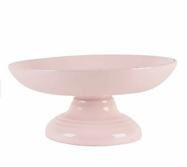 Serveringsfat på stett, rosa