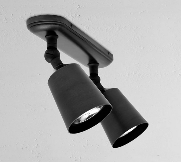 Dobbel spot bronse 50mm