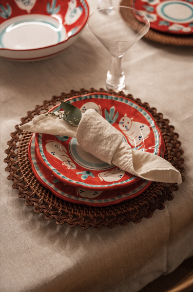 Amalfi Servise, Rød