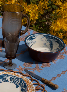 Sharland marbre stor bolle grønn