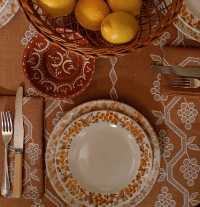 Sharland vine frokosttallerken oker