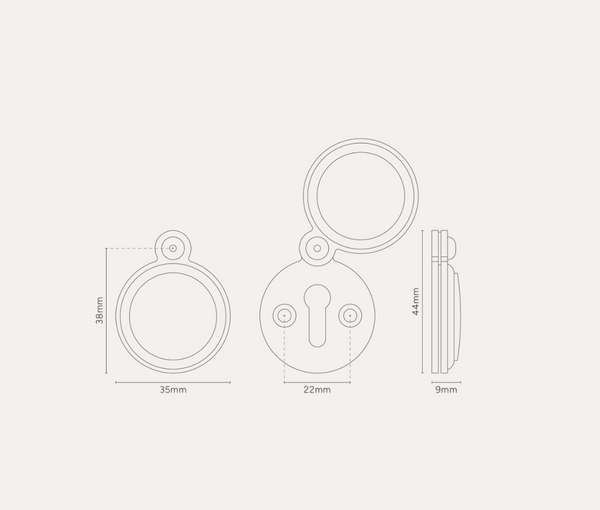 Bordeaux Nøkkel Skjuler