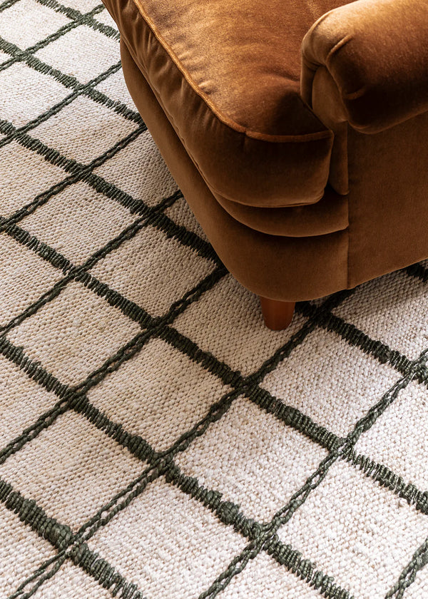 Strata Jute Teppe, Grønn