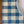 Gingham bordbrikke, havblå