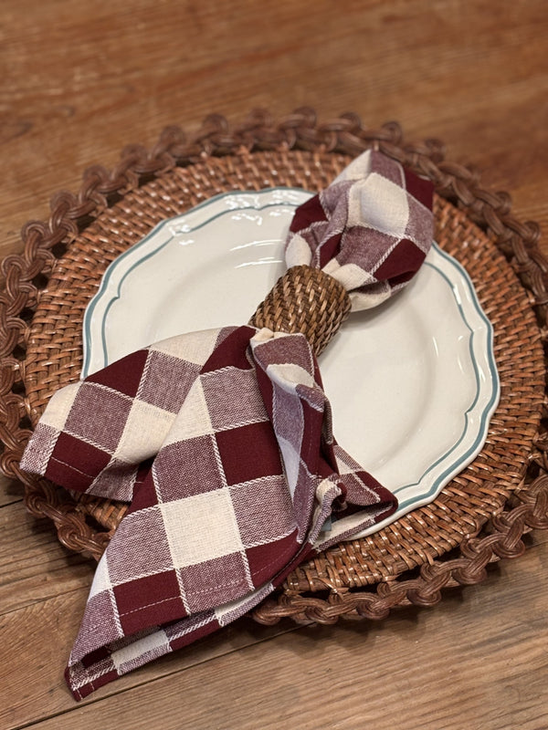 Celia Tøyserviett, Burgunder