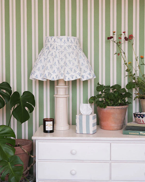 Alice palmer lampefot, kremhvit