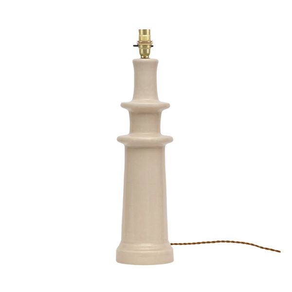 Alice palmer lampefot, kremhvit