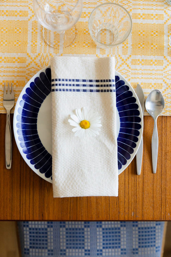 Daladräll Serviett, blekt blå