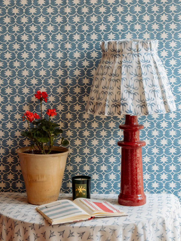 Alice palmer lampefot, dyp rød