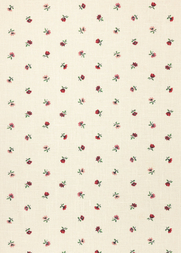 Tess Newall tekstil, Petites fleurs berry