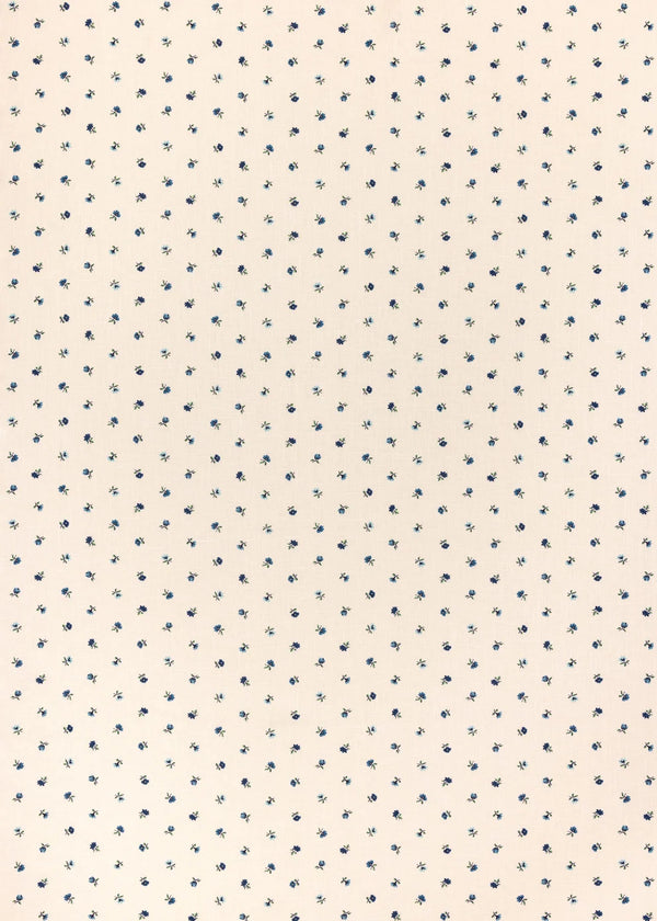 Tess Newall tekstil, Petites fleurs linen delft
