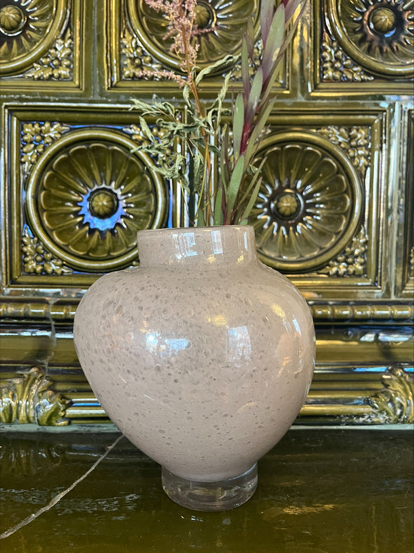 Mila Vase Taupe Smal