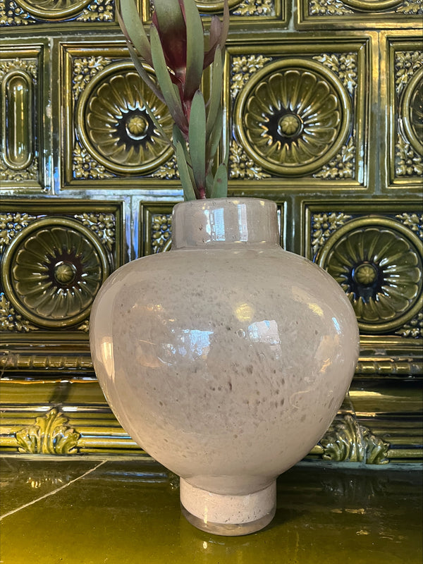 Mila Vase Taupe stor