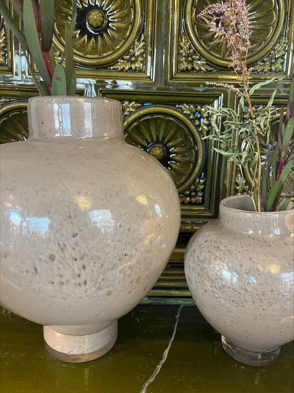 Mila Vase Taupe Smal