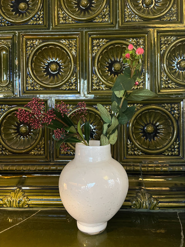 Mila Vase Hvit liten