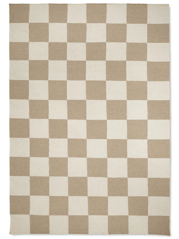 Classic Rugs Square, Beige/natur