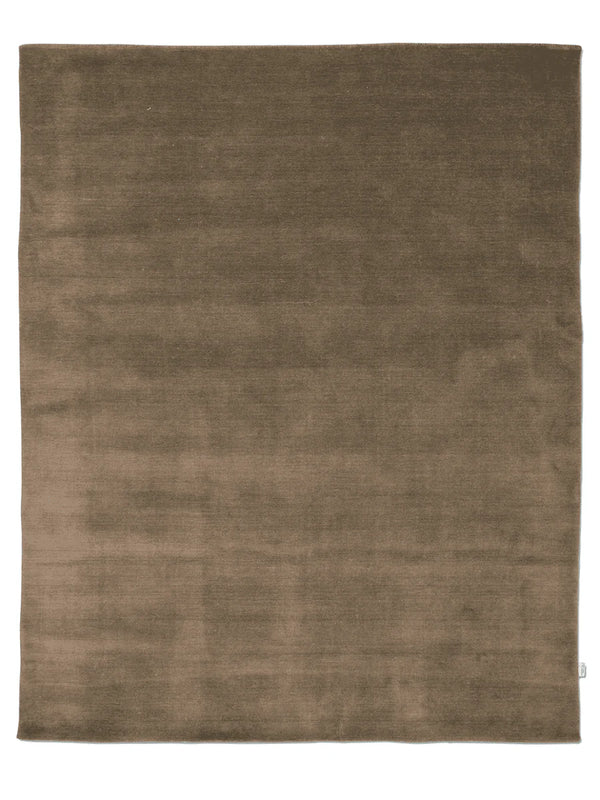 Classic Rugs Solid, Brun