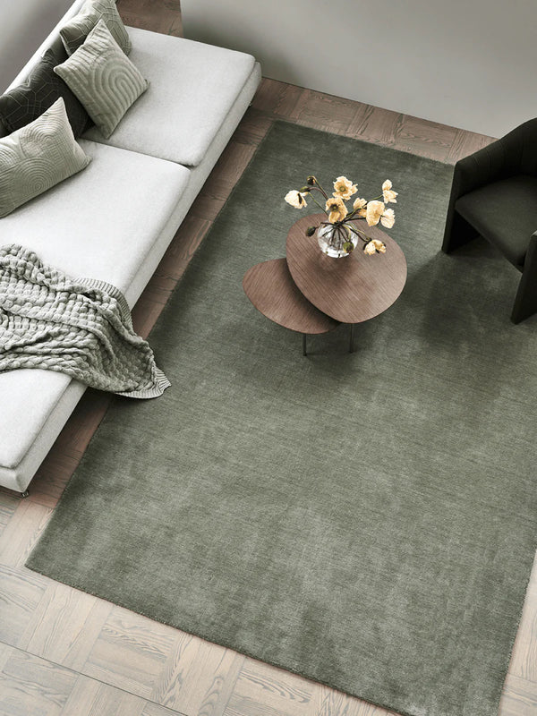 Classic Rugs Solid, Grønn