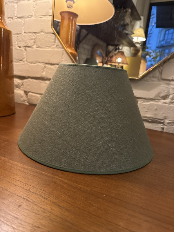 Ebba lampeskjerm 21cm, Olivengrønn