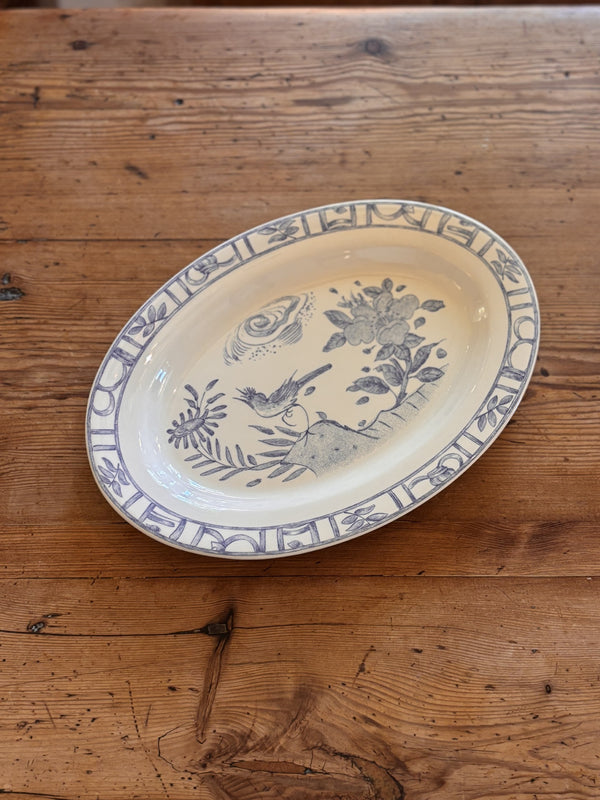 Gien Oiseau Bleu, Serveringsfat