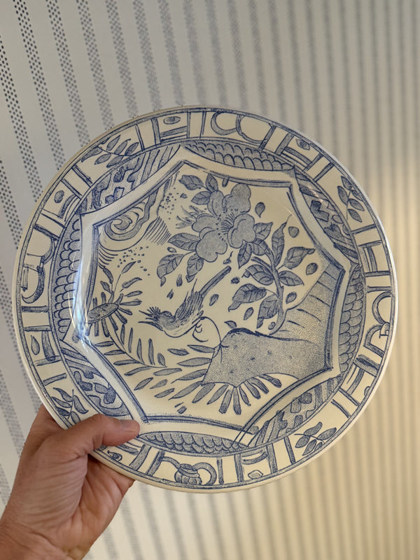 Gien Oiseau Bleu, Middagstallerken