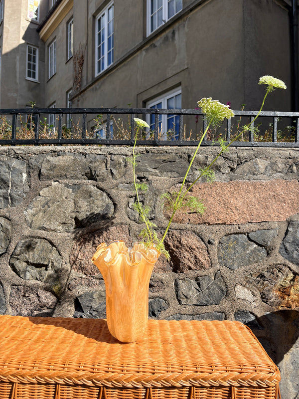 Medium Tulipanvase, Aprikos