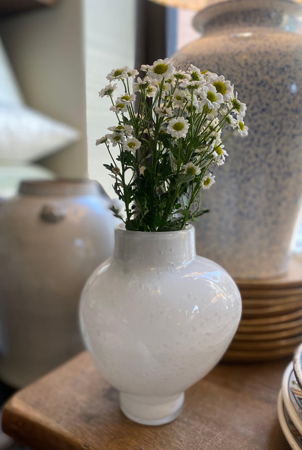 Mila Vase White small