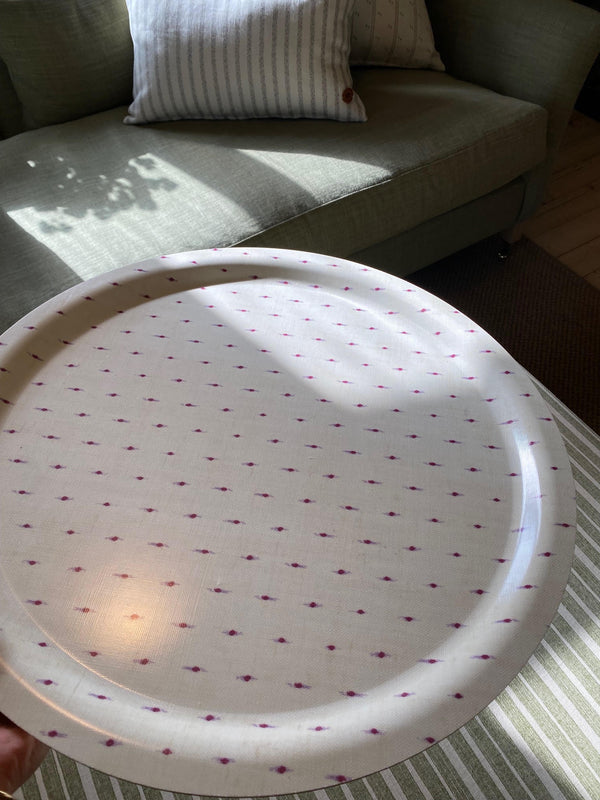 Helene Blanche serveringsbrett, Drop rose Ø49 cm