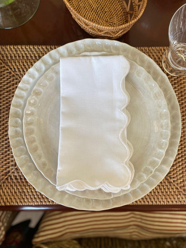 Serviett, white