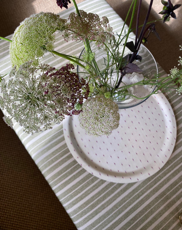 Helene Blanche serveringsbrett, Drop rose Ø49 cm