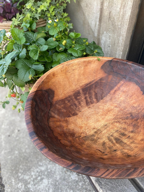 Handmade Wooden Bowl, 49 cm