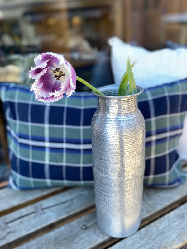Rustikk Stål Vase