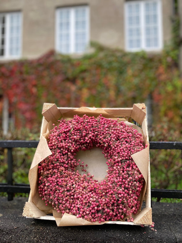 Krans av rosépepper