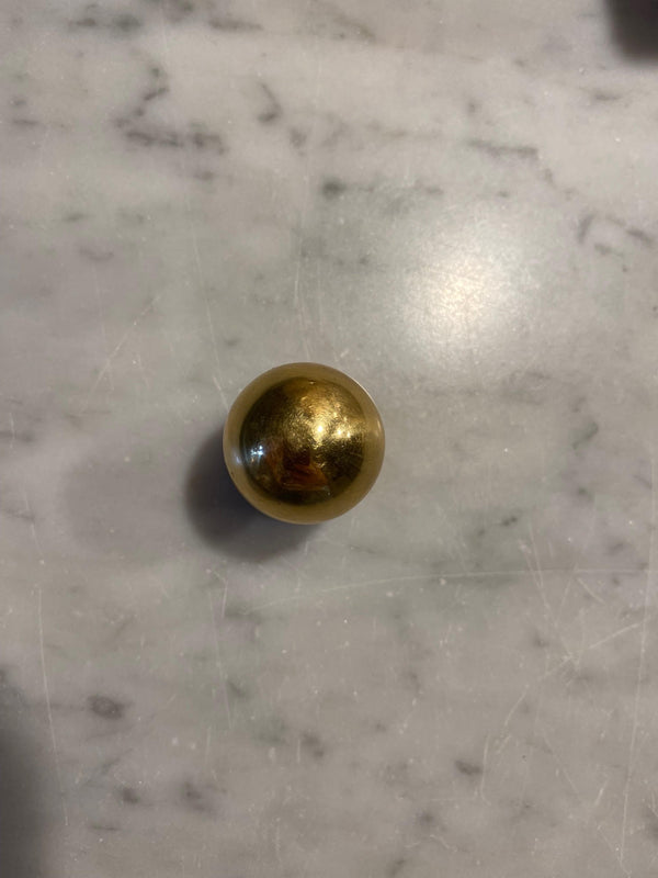 Alabaster Studio Knob, Bronze 16mm