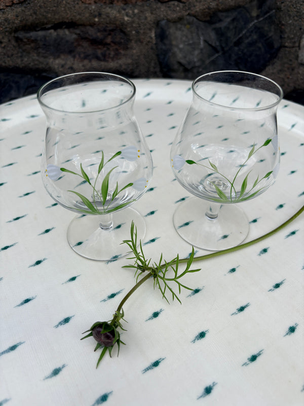 Snøklokke Likør Glass, Vintage