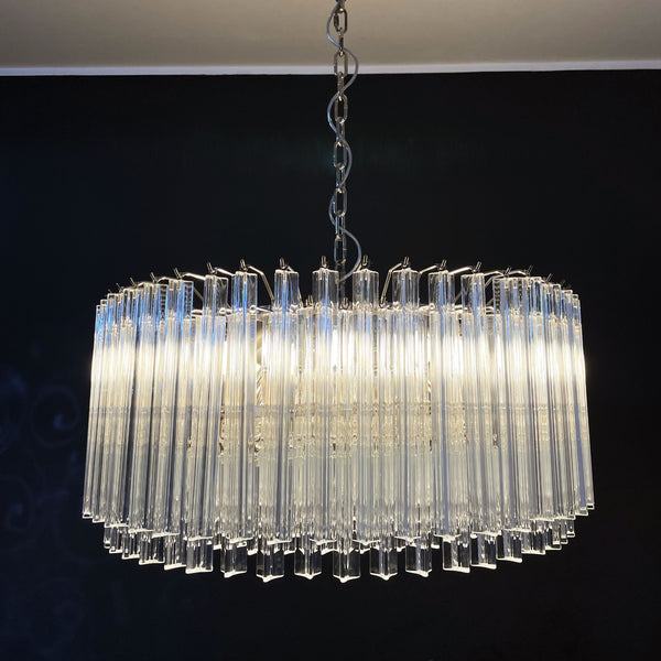 Murano glass Chandelier with 265 transparent prism