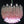 Murano chandelier with 107 pink quadriedri