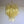 Murano clear amber / gold Glass Tube Chandelier