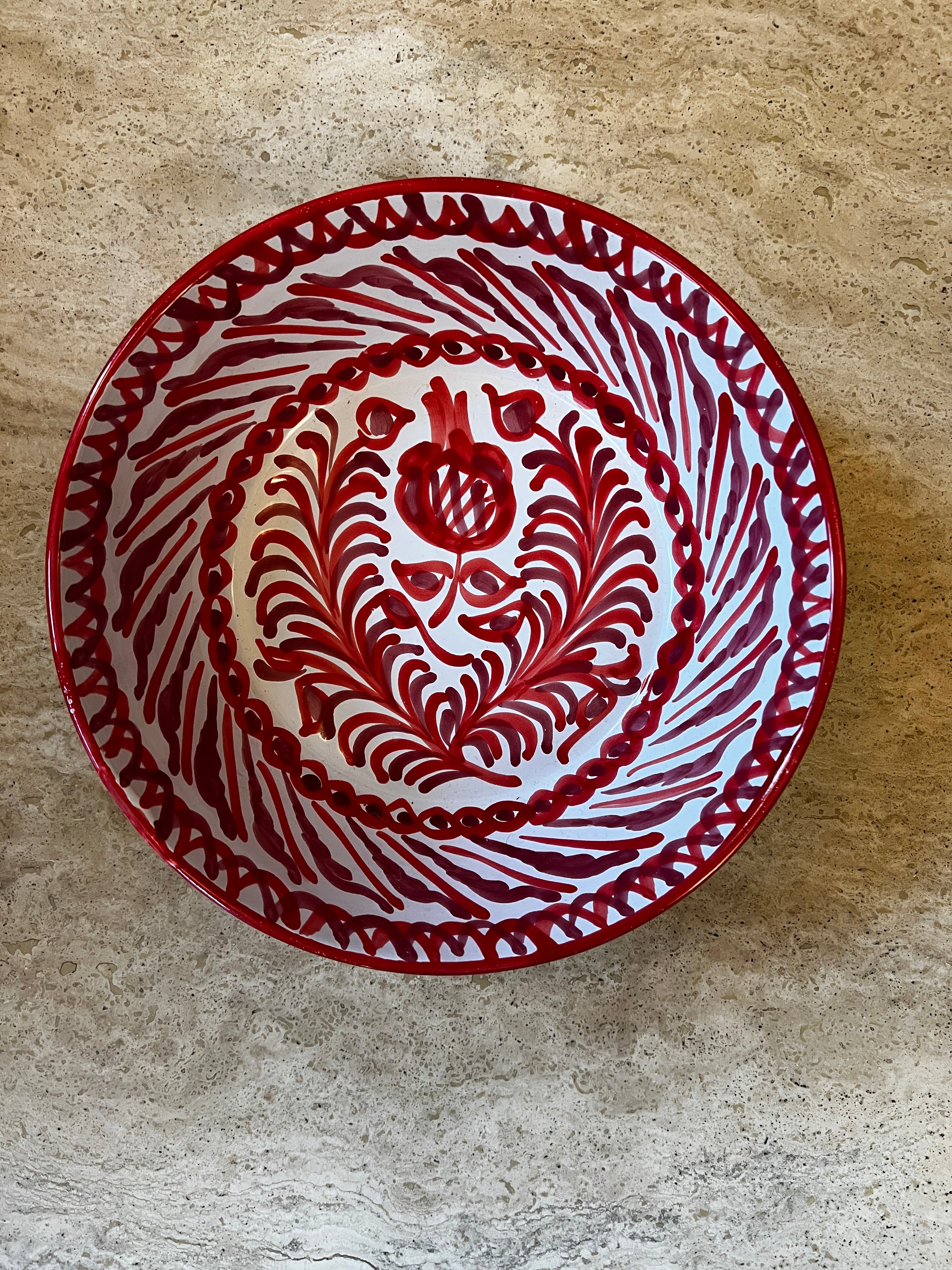 Spansk Keramikk Medium Skål