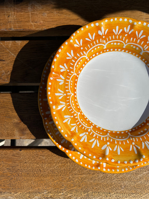 Amalfi Plate orange