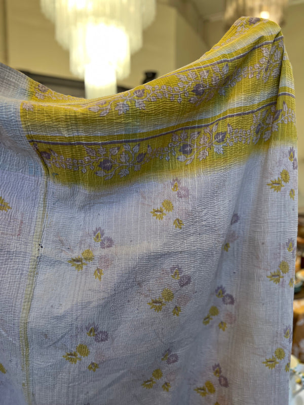 Kantha throw/bedspread