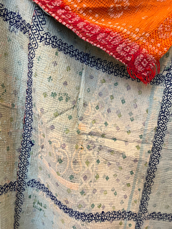 Kantha throw/bedspread